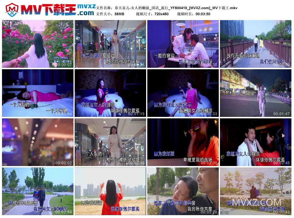 春天喜儿-女人的糊涂_国语_流行_YF800419